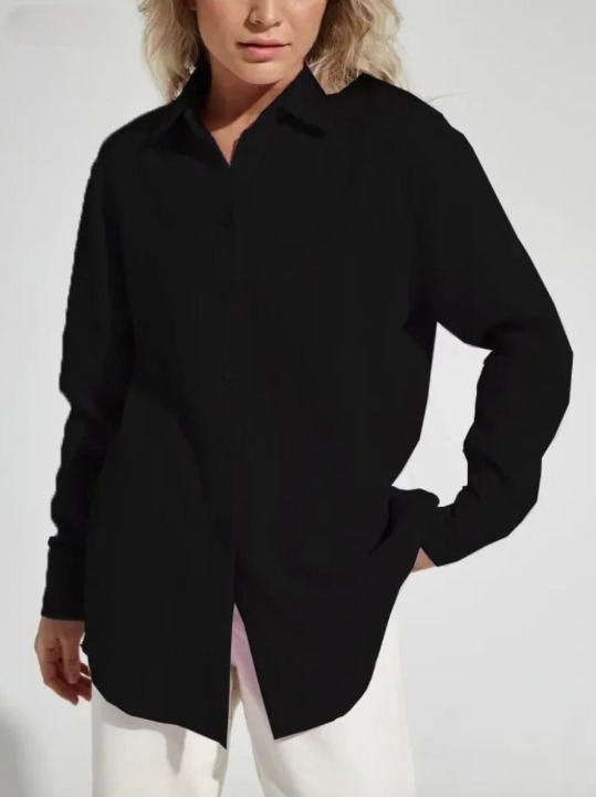 Intims - Chemise en gaze de coton à Manches Longues pour Femme - 86420FR