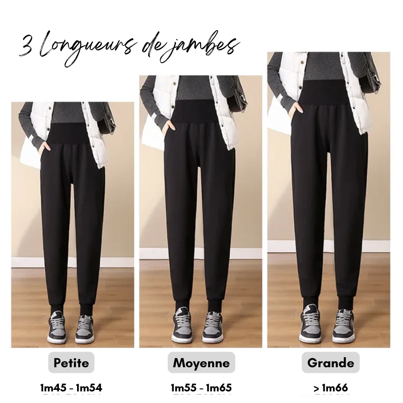 Intims - Jogging Slim à Large Taille Haute et Doublure Polaire - 41285FR