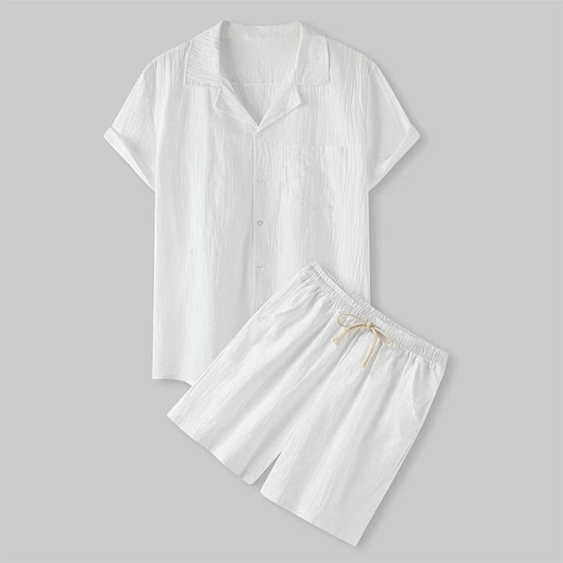 Intims -Ensemble Chemise & Short en Coton Respirant