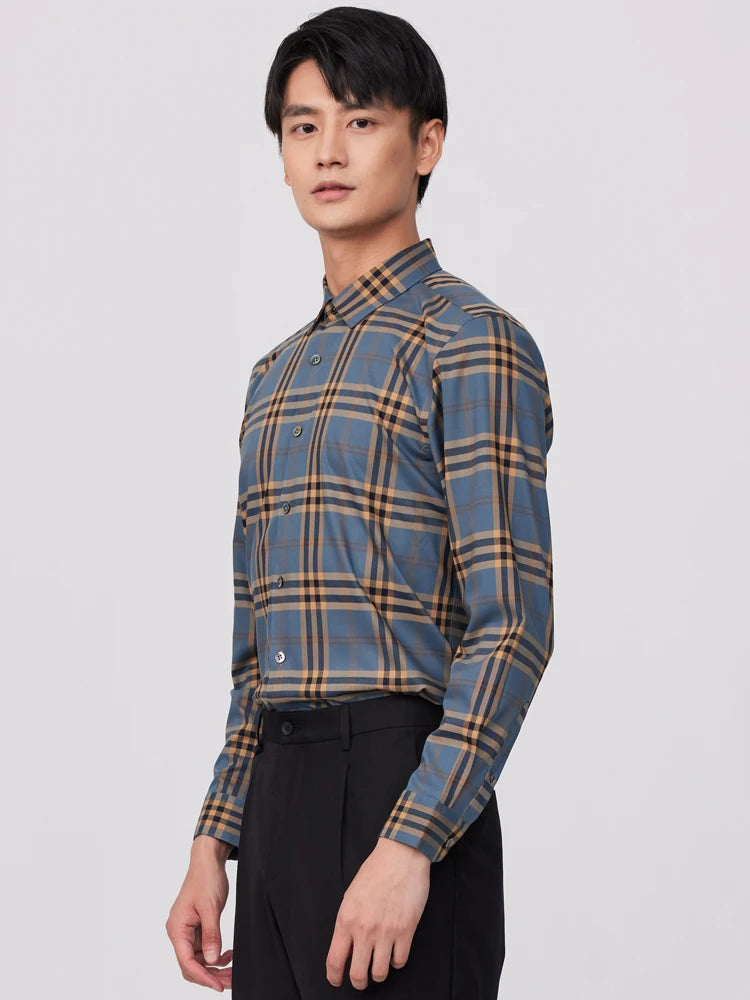 Intims - Chemise à Carreaux en Fibre de Bambou pour Hommes - 00135FR