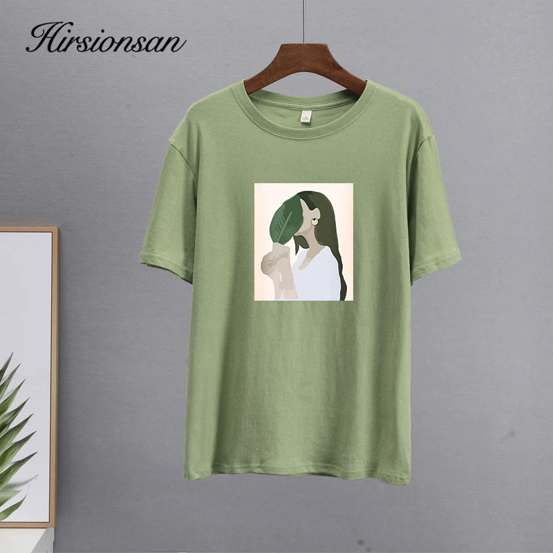 T-shirt en Coton ample à imprimé Femme tropical
