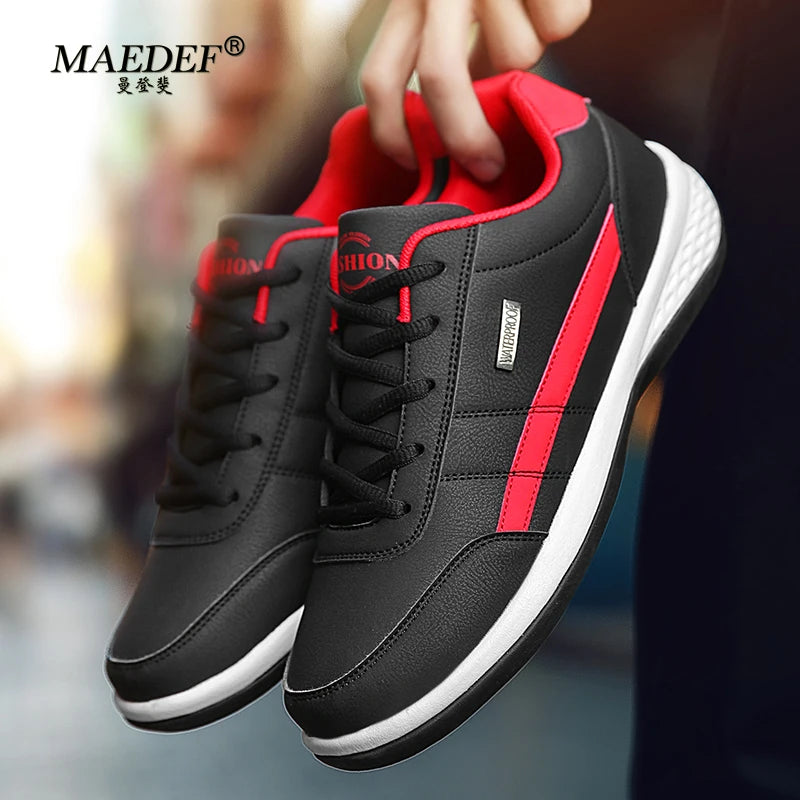 Baskets de ville en Cuir PU Confortable - Homme