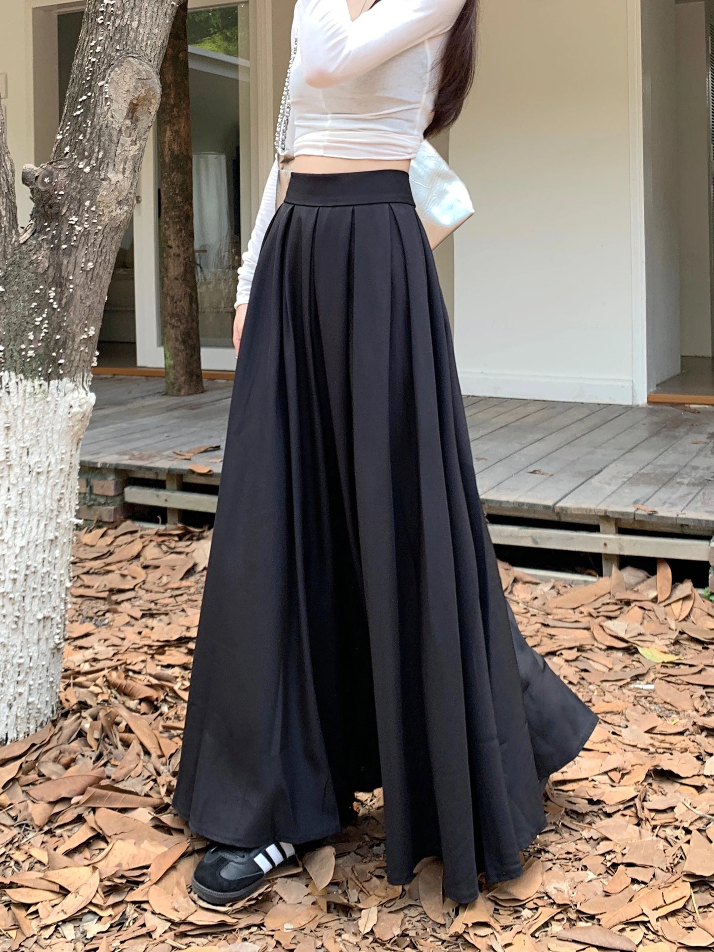 Intims - Longue jupe plissée taille haute pour Femmes - 76193FR