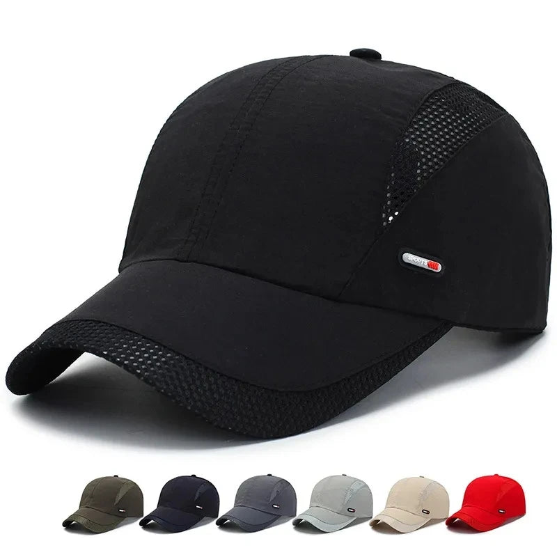 Casquette Baseball Respirante & Réglable Mixte à Séchage Rapide