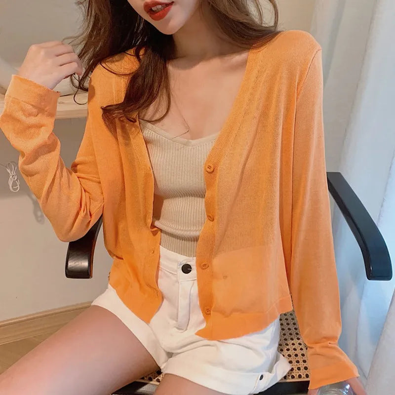 Intims - Cardigan d'Été en Maille Légère Transparente pour Femme - 57913FR