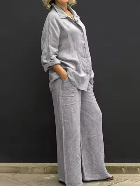 Intims - Ensemble Lin Femme Élégant Décontracté 2 Pièces