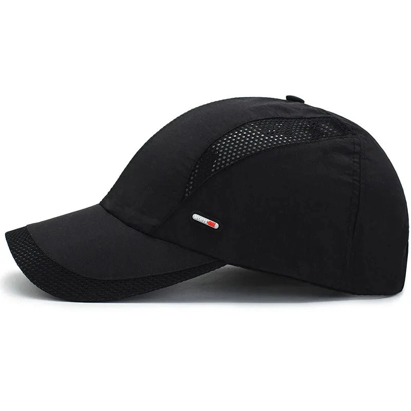 Casquette Baseball Respirante & Réglable Mixte à Séchage Rapide