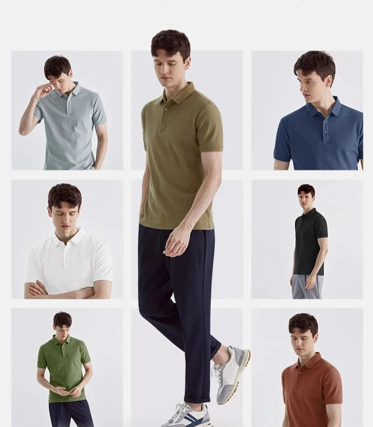 Intims - Polo d'Été en Coton Respirant pour Hommes - 97531FR