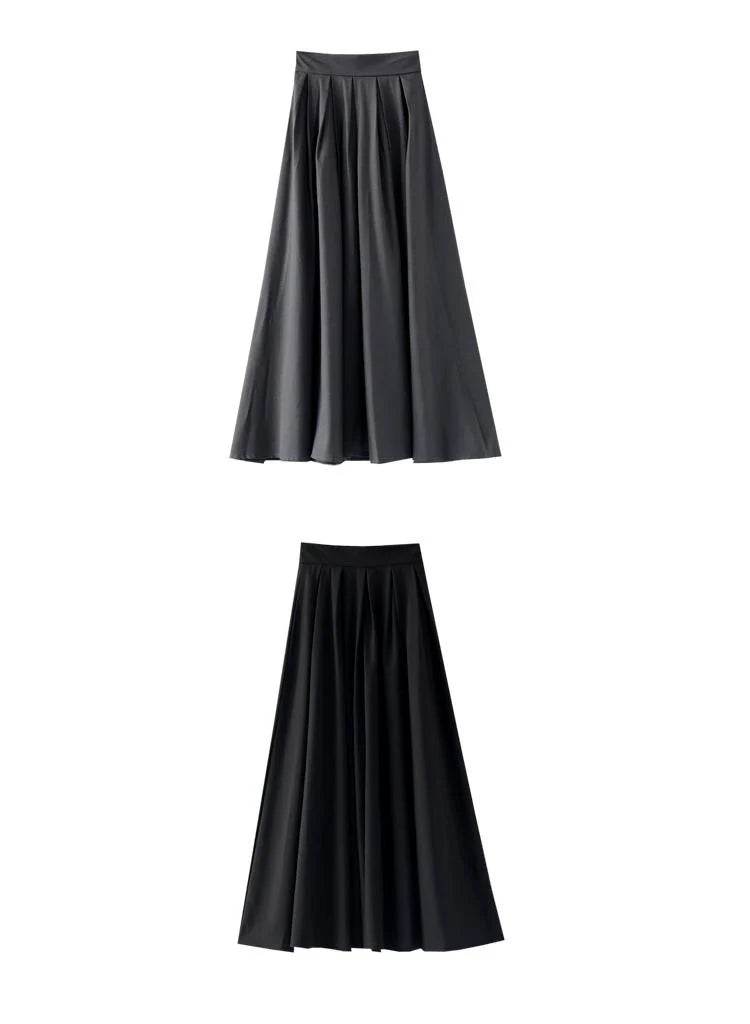 Intims - Longue jupe plissée taille haute pour Femmes - 76193FR