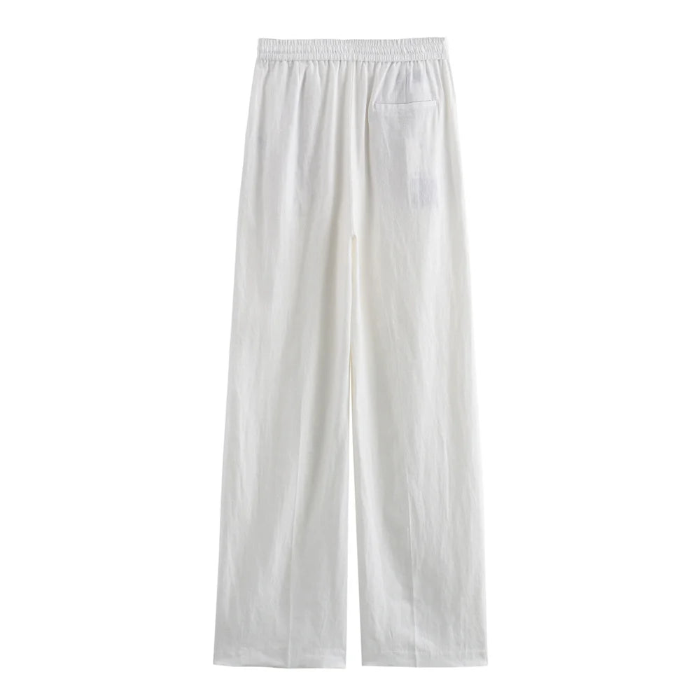 Intims- Pantalon ample en lin pour Femme - 86204FR