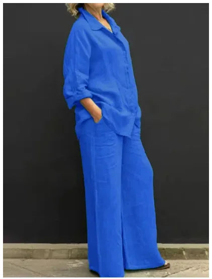 Intims - Ensemble Lin Femme Élégant Décontracté 2 Pièces