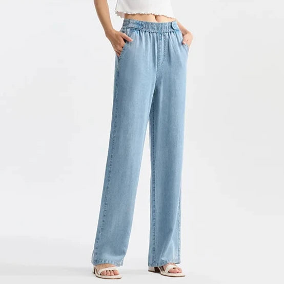 Intims - Jeans ample coupe droite pour Femme - 98263FR