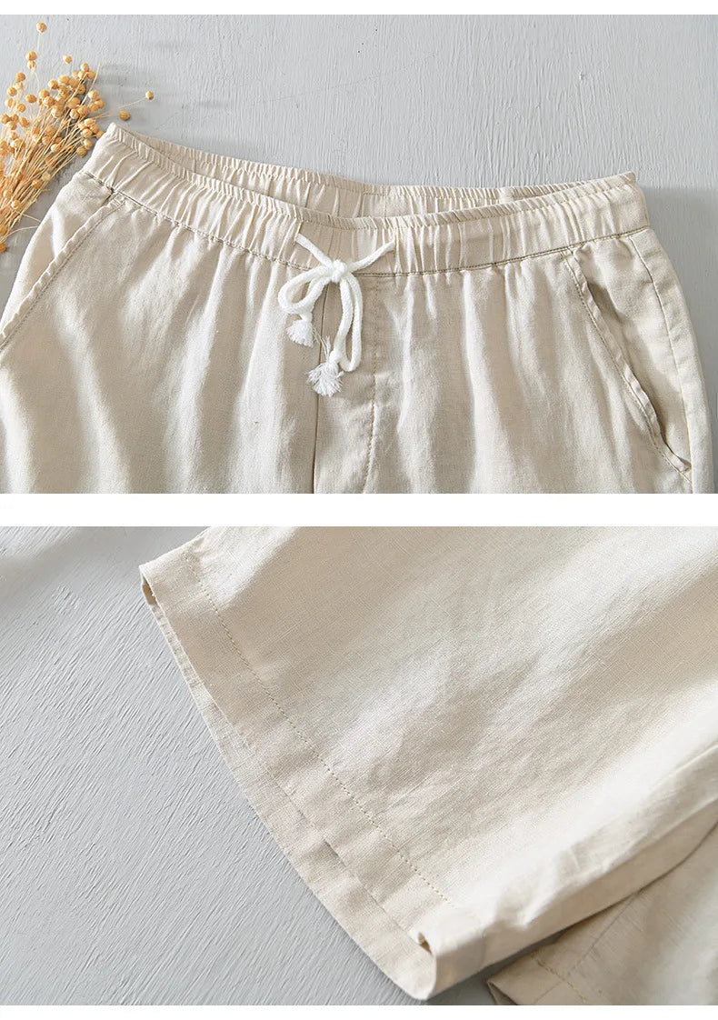 Intims - Shorts en Lin 100% pour Hommes - 01234FR