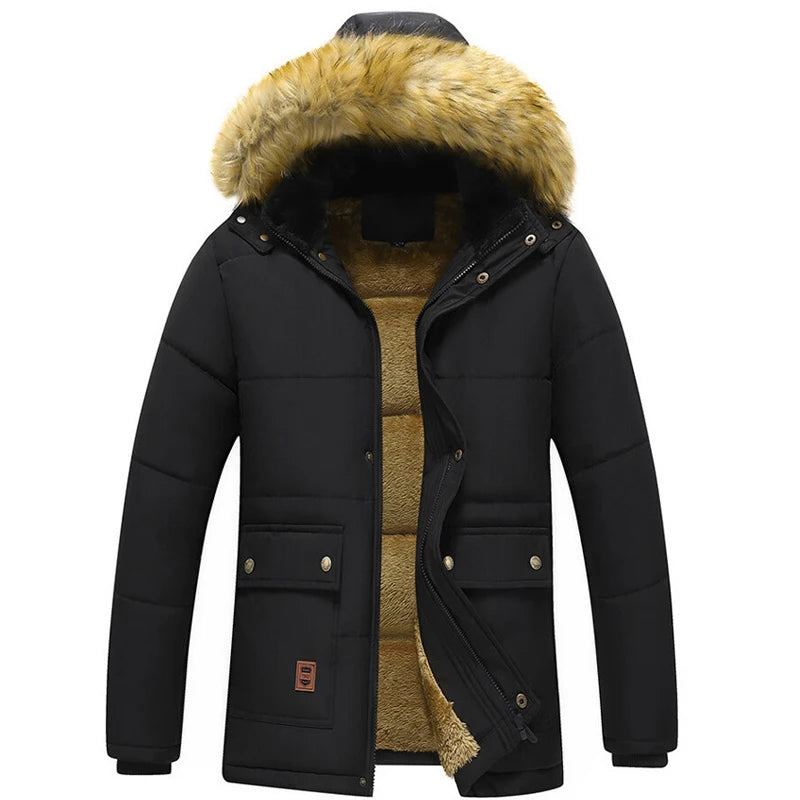 Intims - Parka Chaude à Capuche avec Col en Fourrure - 84021FR