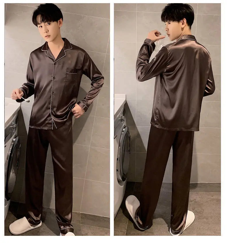 Intims - Ensemble de Pyjama Chic en Satin pour Homme - 10001FR