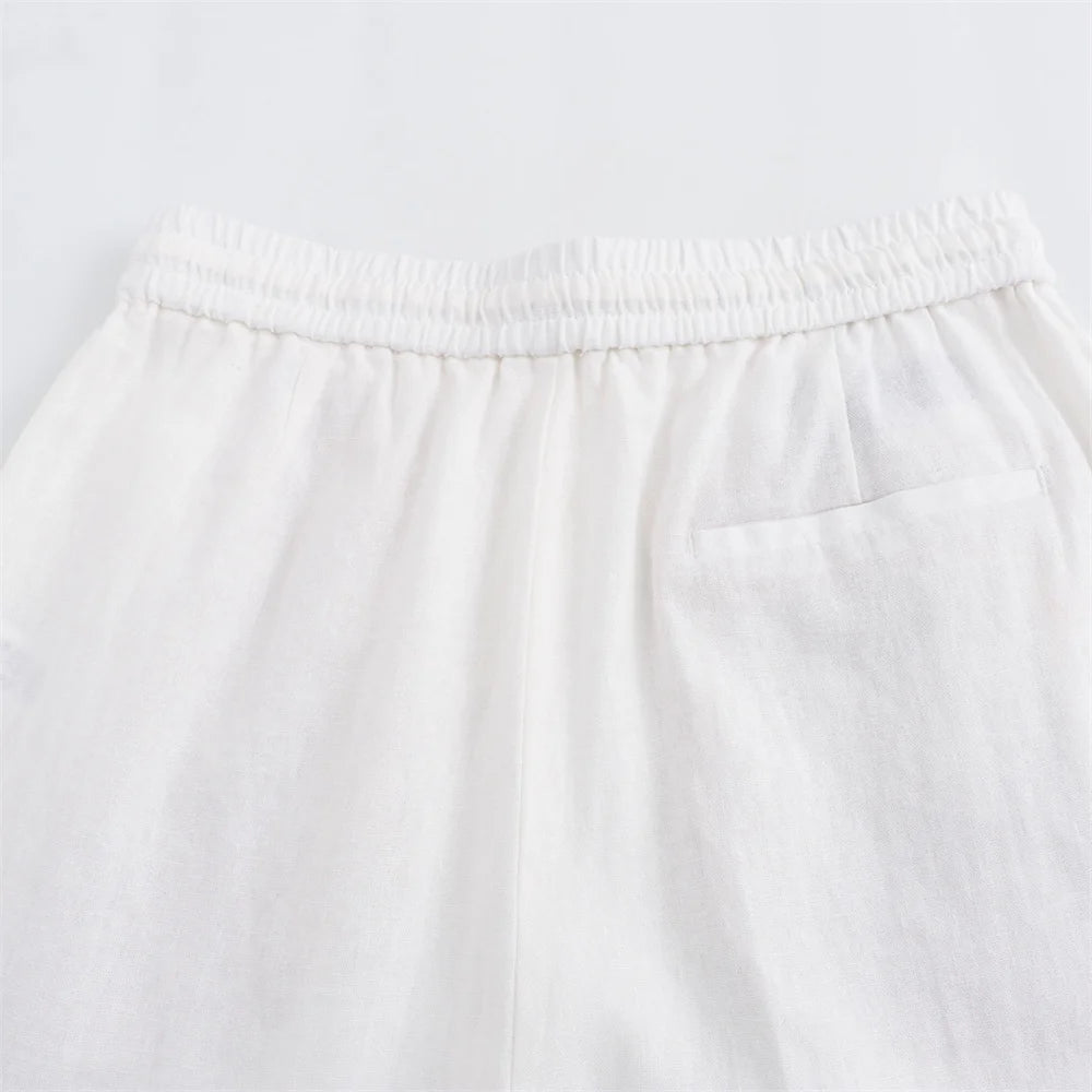 Intims- Pantalon ample en lin pour Femme - 86204FR