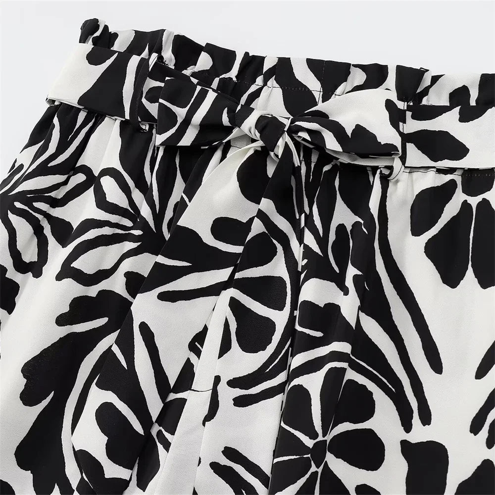 Intims - Ensemble Kimono à Imprimés et Short Décontracté pour Femmes - 93827FR