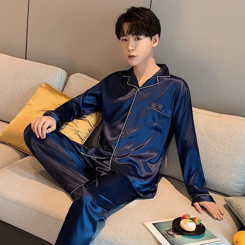 Intims - Ensemble de Pyjama Chic en Satin pour Homme - 10001FR