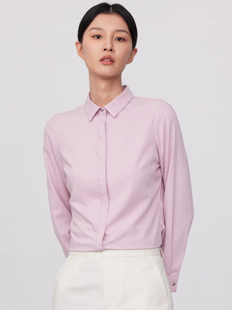 Intims - Chemise ajustée à boutons invisibles en fibres de bambou pour Femmes - 94836FR