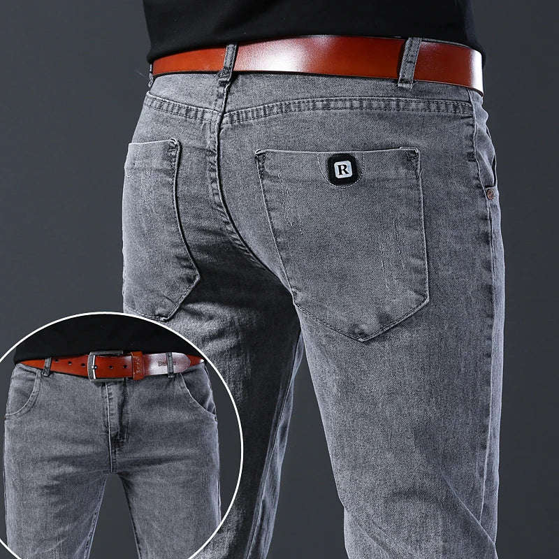 Jean slim gris pour homme