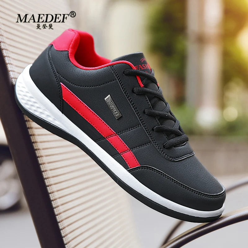 Baskets de ville en Cuir PU Confortable - Homme