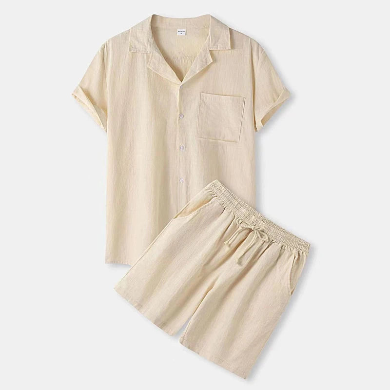 Intims -Ensemble Chemise & Short en Coton Respirant