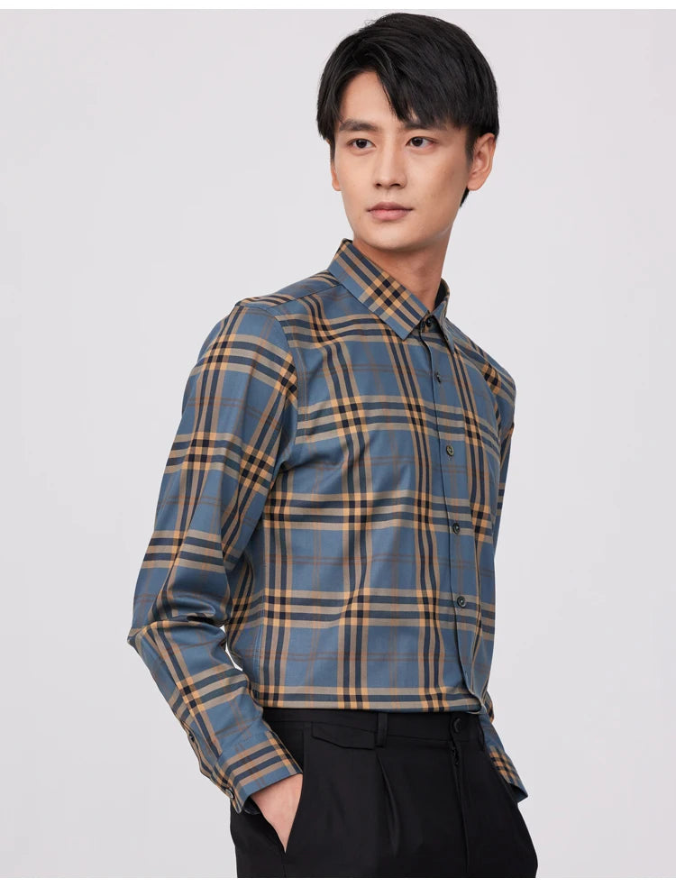 Intims - Chemise à Carreaux en Fibre de Bambou pour Hommes - 00135FR