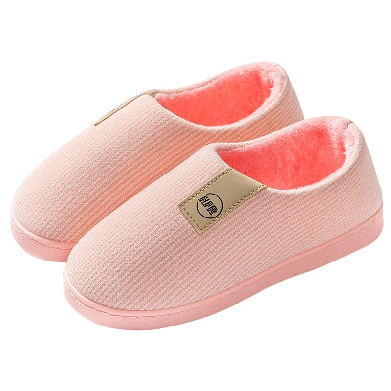 Pantoufles Antidérapantes et Chaudes en Coton & Polaire