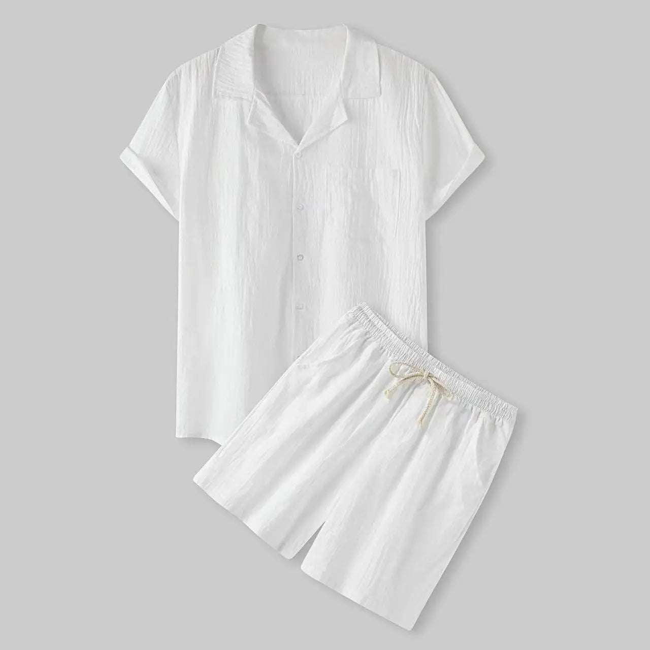 Intims -Ensemble Chemise & Short en Coton Respirant