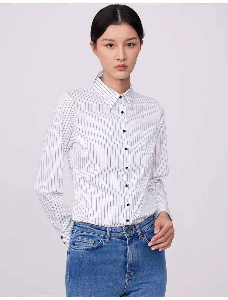 Intims - Chemise rayée à manches longues pour Femmes - 38452FR