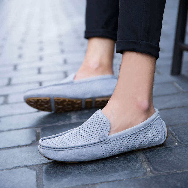 Intims - Mocassins d'été ULTRA respirants en daim - 97312FR