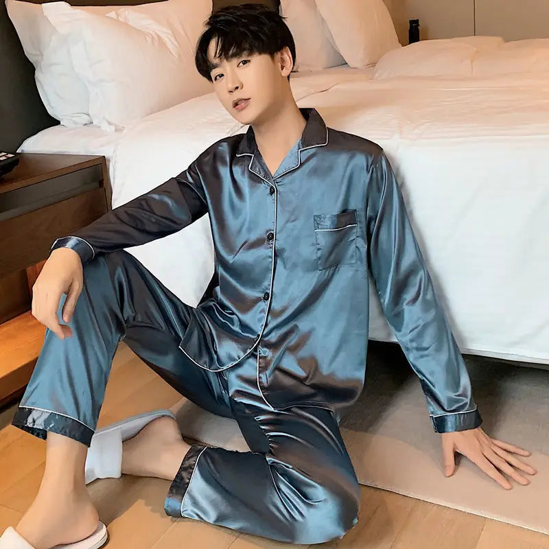 Intims - Ensemble de Pyjama Chic en Satin pour Homme - 10001FR