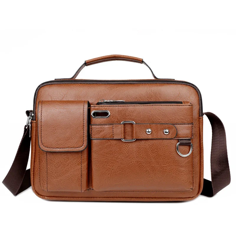 Sac Bandoulière à Multi-Poches en Cuir PU