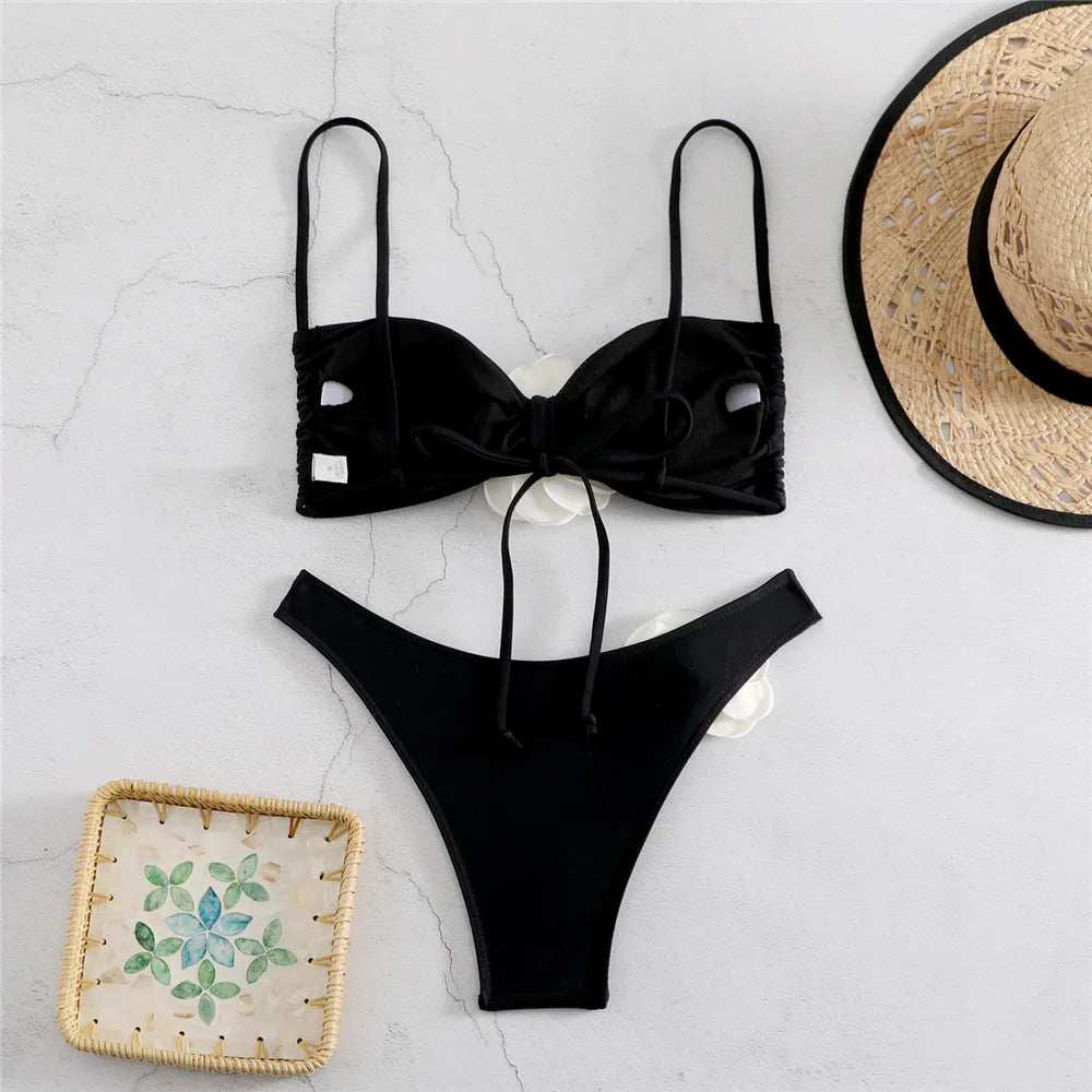 Intims - Maillot de bain brésilien sexy à fleurs - 72540FR