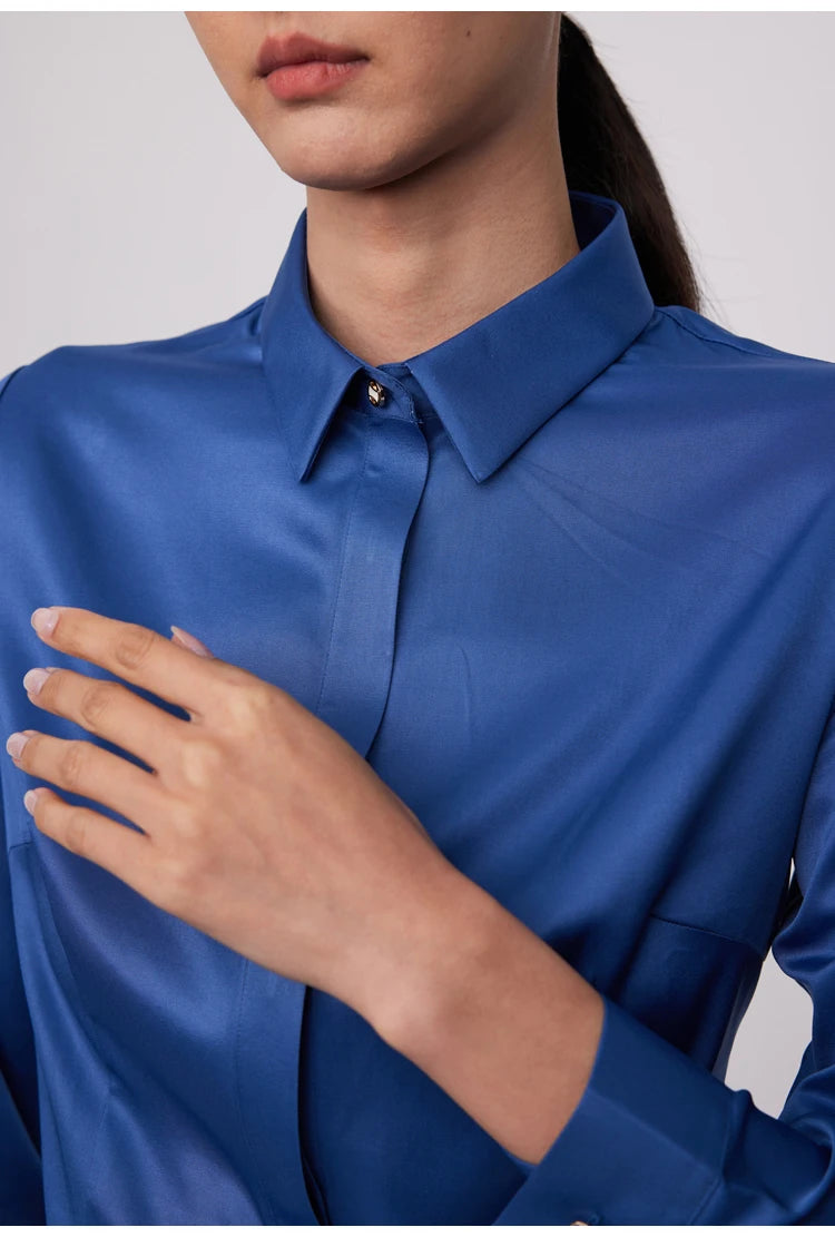 Intims - Chemise à manches longues toucher soie pour Femmes - 57692FR