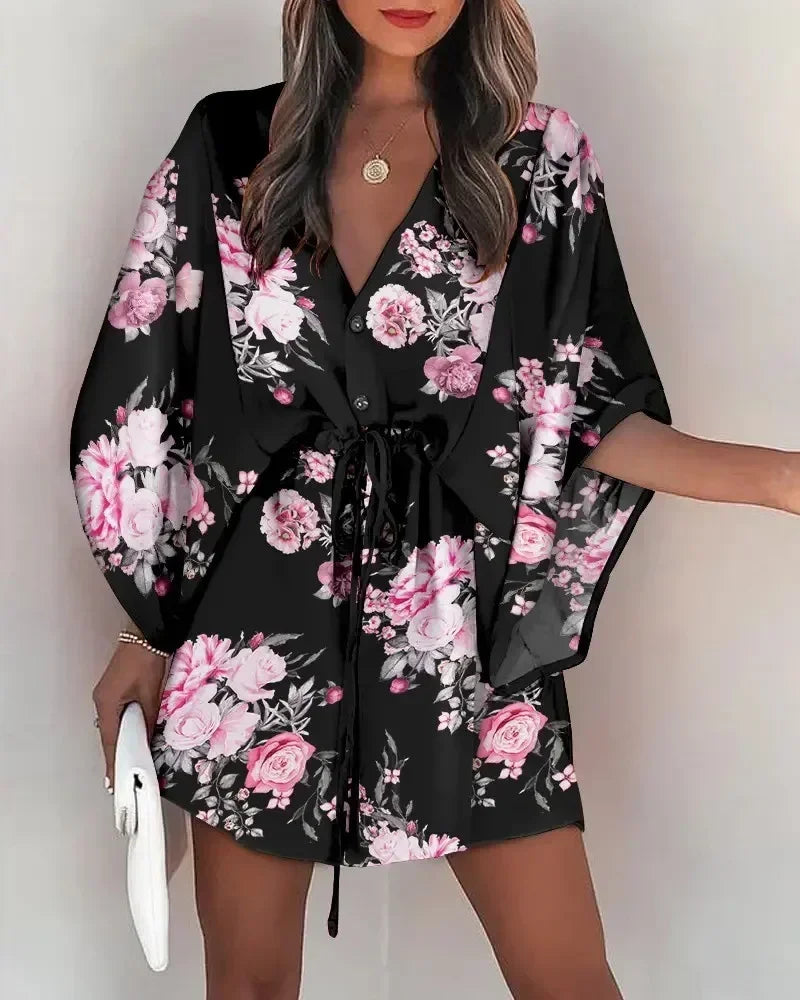 Intims - Robe Mini de Plage à Imprimé pour Femmes - 19437FR