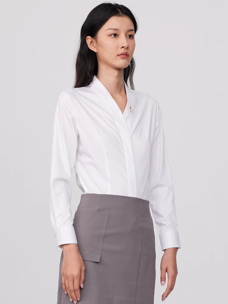 Intims - Chemise col V à broche amovible pour Femmes - 49261FR
