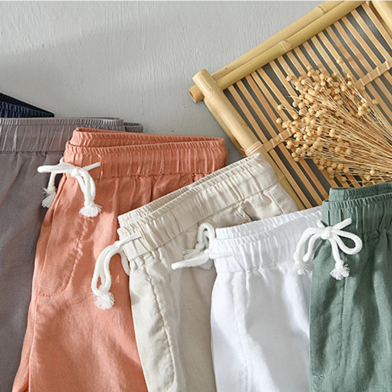 Intims - Shorts en Lin 100% pour Hommes - 89012FR