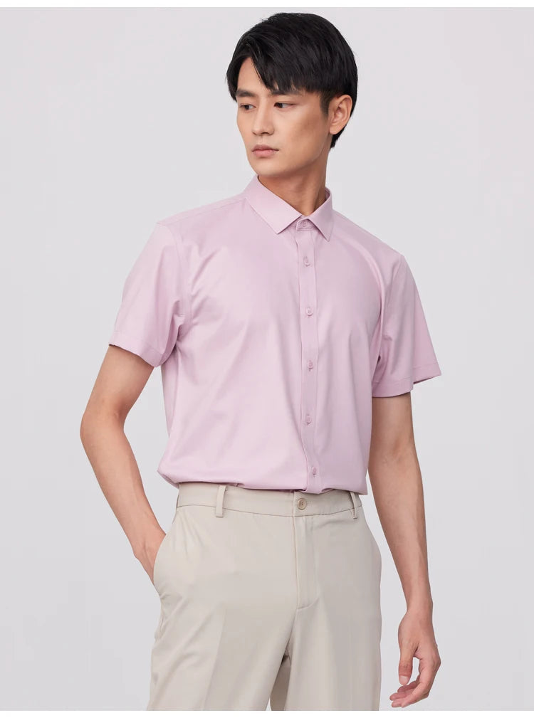 Intims - Chemise Classique Manches Courtes en Fibre de Bambou pour Hommes - 00133FR