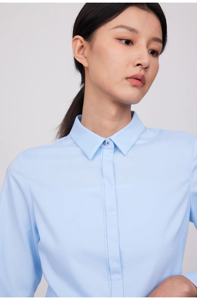 Intims - Chemise ajustée à boutons invisibles en fibres de bambou pour Femmes - 38562FR