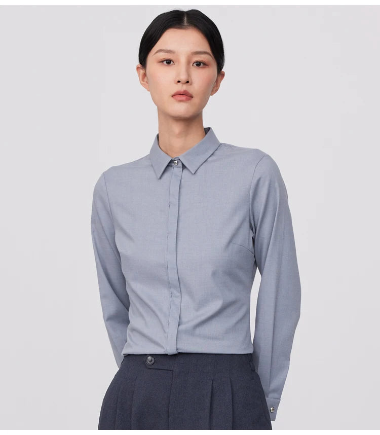 Intims - Chemise ajustée à boutons invisibles en fibres de bambou pour Femmes - 57241FR