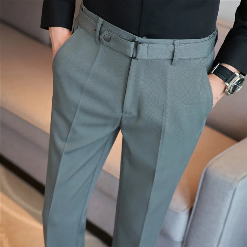 Intims - Pantalon tailleur ceinture à boucle pour Homme - 48291FR