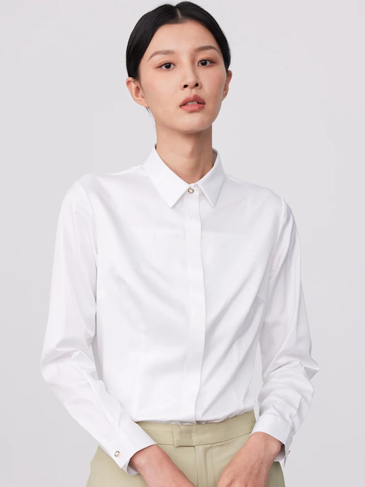 Intims - Chemise à manches longues toucher soie pour Femmes - 72849FR