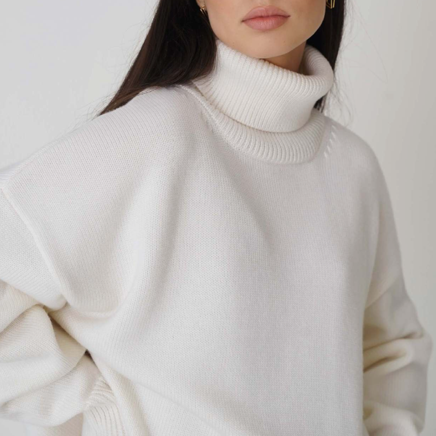 Intims - Pull Col roulé oversize