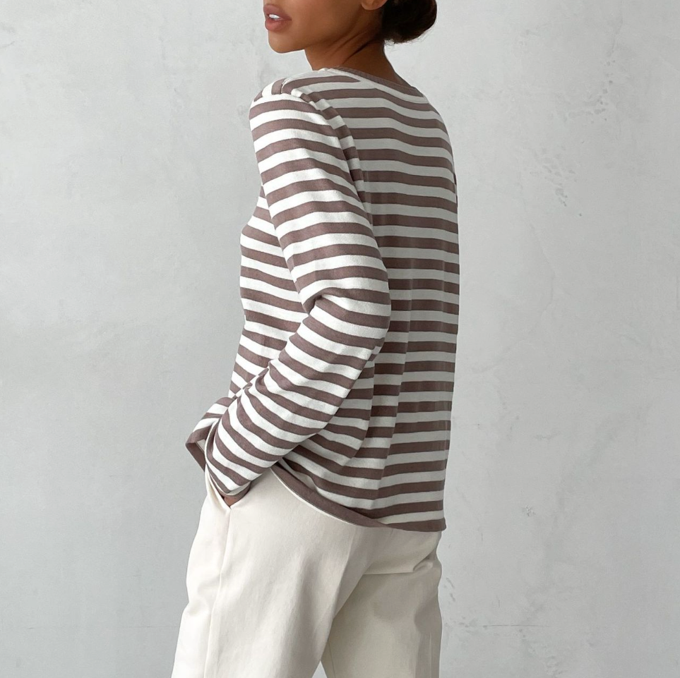Intims - Pull marinière tricoté