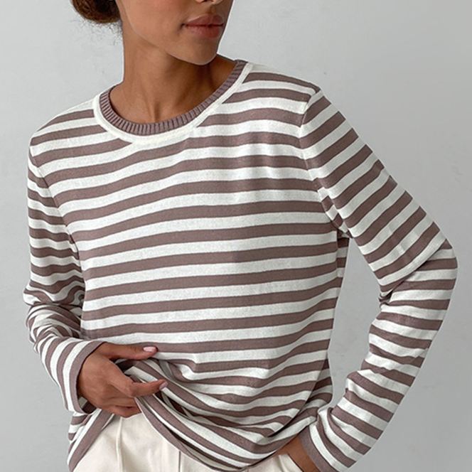 Intims - Pull marinière tricoté