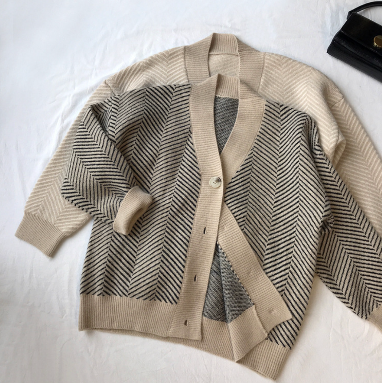 Intims - Cardigan oversize motif chevron