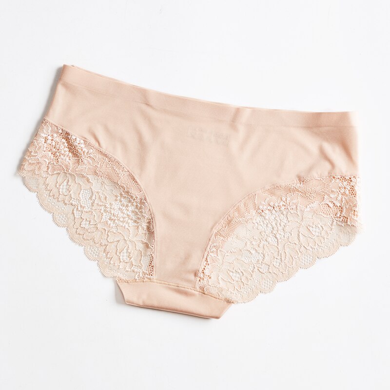 Intims - 3x Culotte en soie glacée - Dentelle