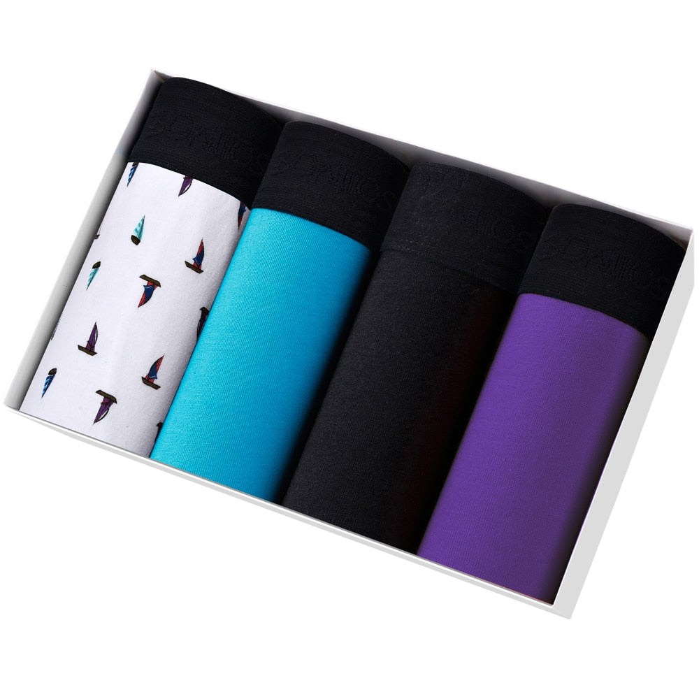 Intims - Pack of 4 Patterned Cotton Boxers