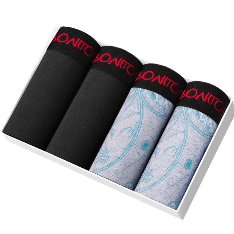 Intims - Pack of 4 Patterned Cotton Boxers